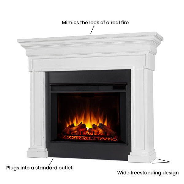 Real Flame Emerson 55.875'' W Electric Fireplace & Reviews Wayfair